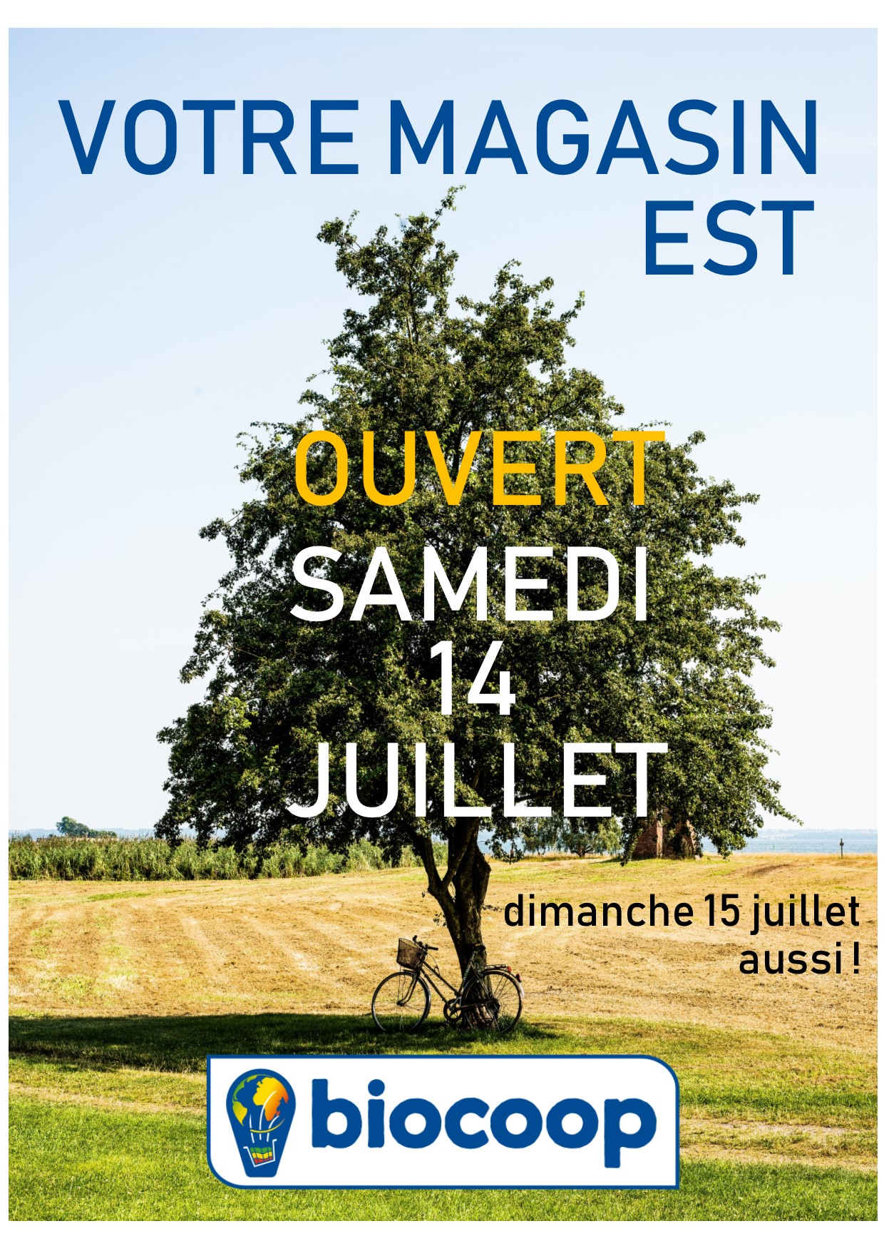 LE SAMEDI 14 JUILLET : VOUS POURREZ VOIR LE DEFILE ET FAIRE VOS COURSES ! LE SAMEDI 14 JUILLET : VOUS POURREZ VOIR LE DEFILE ET FAIRE VOS COURSES !