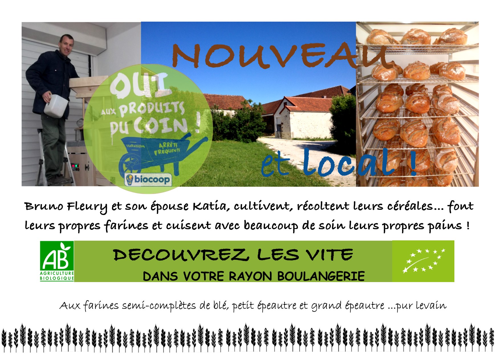 DE NOUVEAUX PAINS SONT ARRIVES... DE NOUVEAUX PAINS SONT ARRIVES...