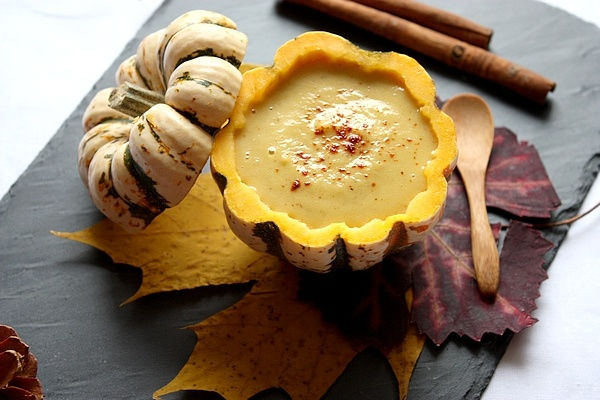 Velouté de patidou au morbier Velouté de patidou au morbier