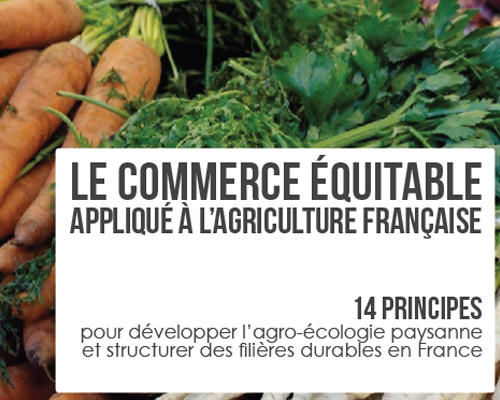 Brochure « Le commerce équitable appliqué France » Brochure « Le commerce équitable appliqué France »